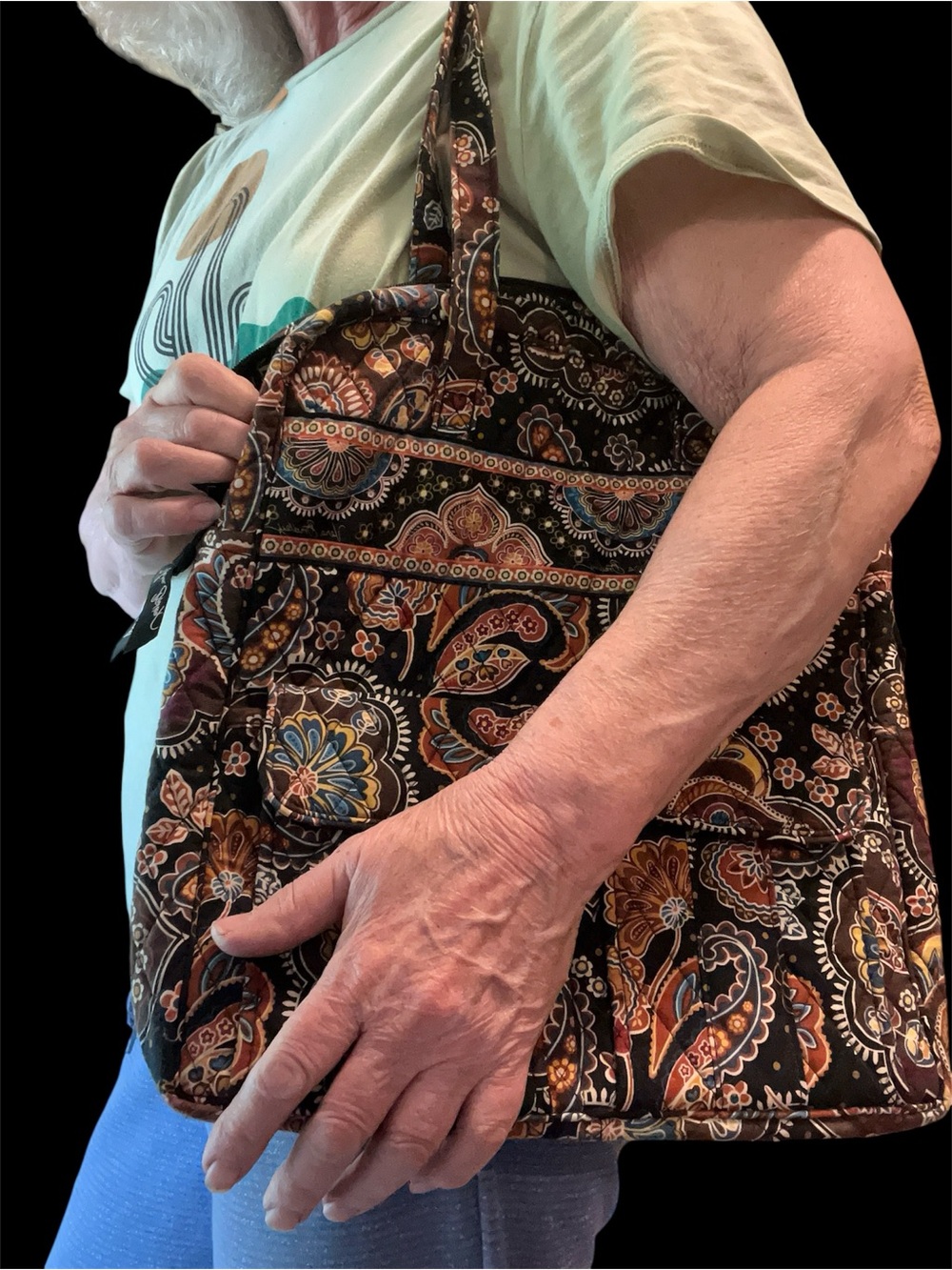 SALE-Vera Bradley Villager Tote – Kensington Retired – Like New